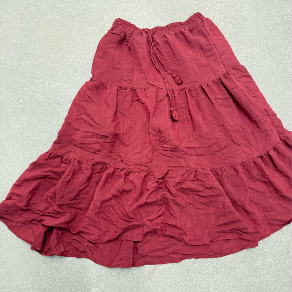 Passport Burgundy Skirt